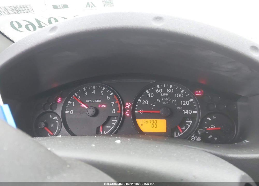 2013 NISSAN FRONTIER SV-I4 VIN: 1N6BD0CT6DN736644
