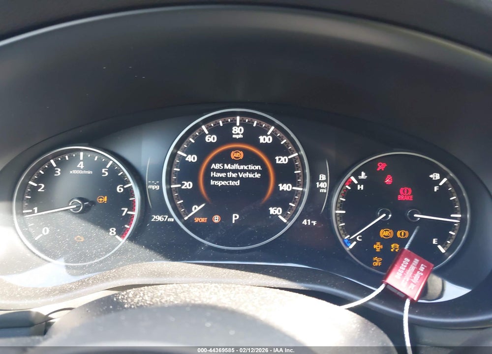 2025 MAZDA 3 2.5 S SELECT SPORT VIN: JM1BPAKM5S1791066