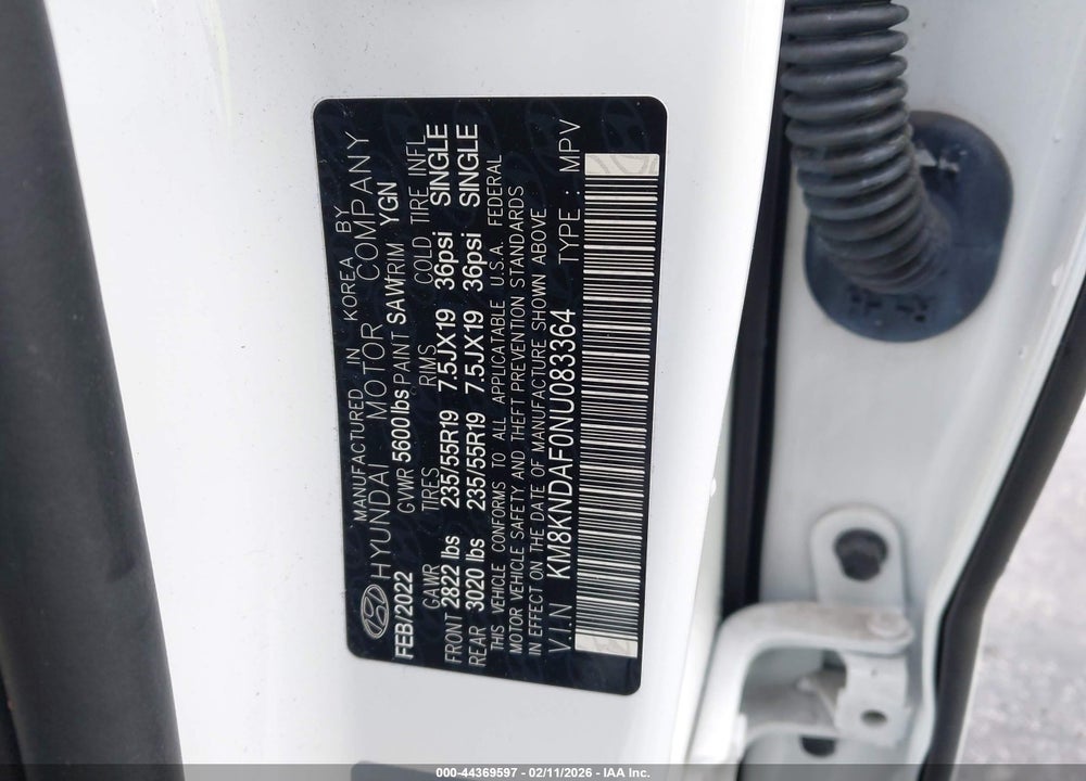 2022 HYUNDAI IONIQ 5 SEL VIN: KM8KNDAF0NU083364