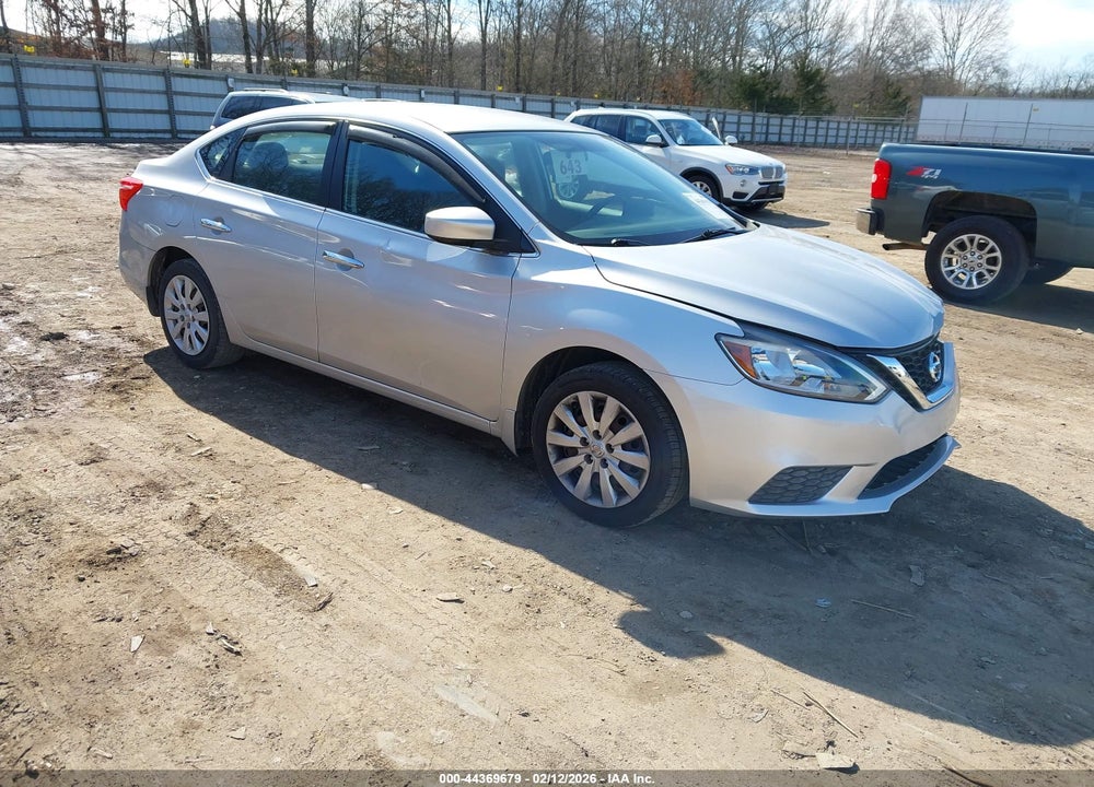2016 NISSAN SENTRA S VIN: 3N1AB7AP9GY209596