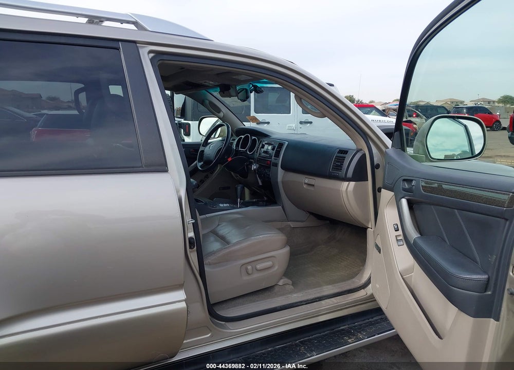 2003 TOYOTA 4RUNNER LIMITED V8 VIN: JTEBT17R030014670