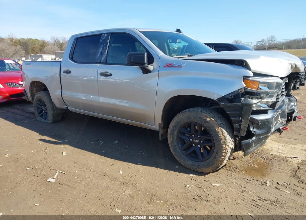 2021 CHEVROLET SILVERADO 1500 4WD  SHORT BED CUSTOM TRAIL BOSS VIN: 1GCPYCEH5MZ245143
