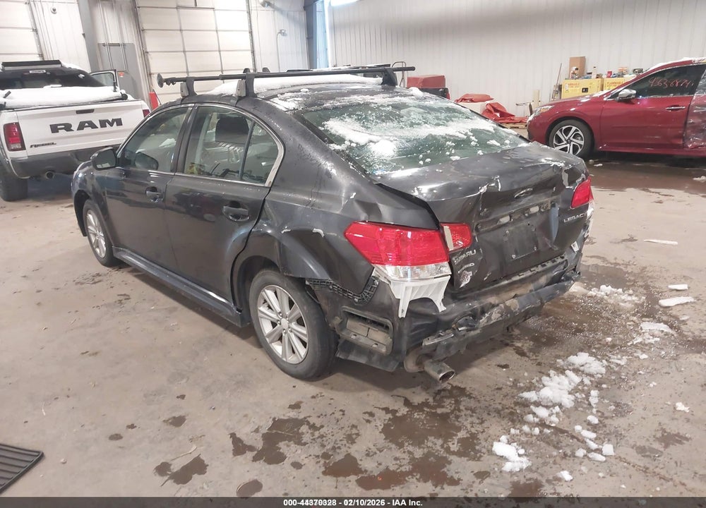 2012 SUBARU LEGACY 2.5I PREMIUM VIN: 4S3BMAC68C1013273