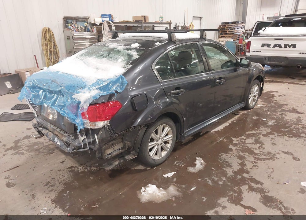 2012 SUBARU LEGACY 2.5I PREMIUM VIN: 4S3BMAC68C1013273