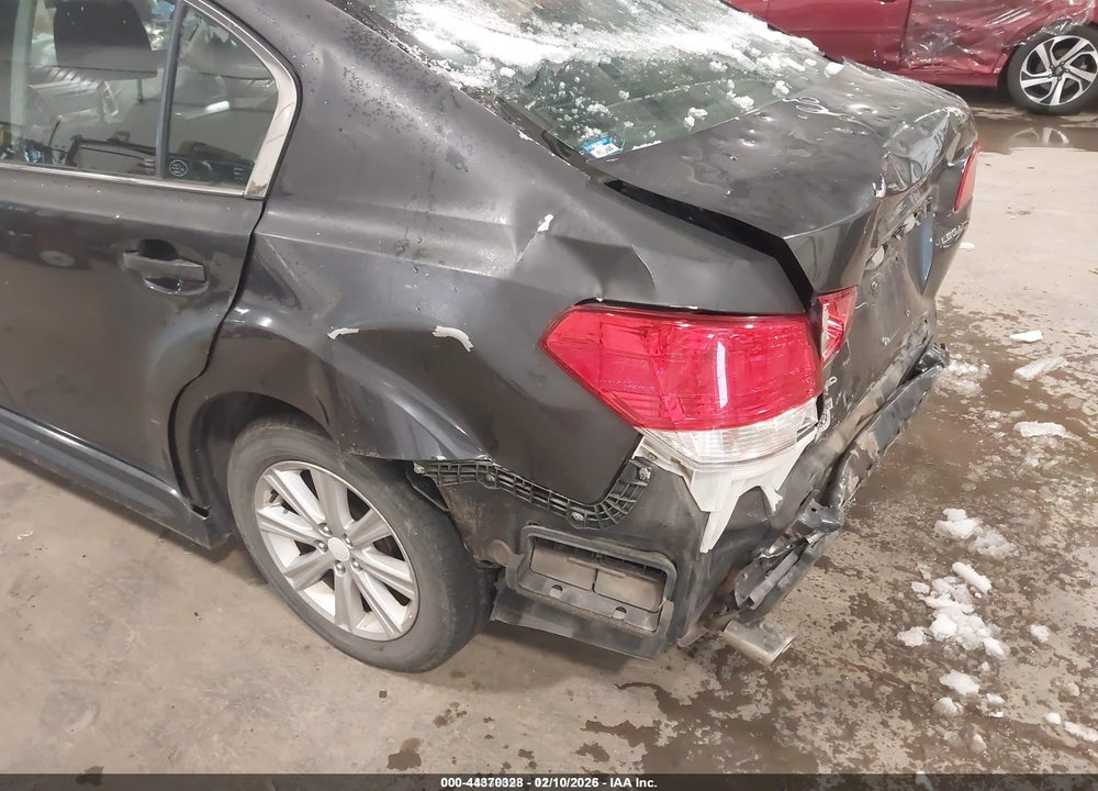 2012 SUBARU LEGACY 2.5I PREMIUM VIN: 4S3BMAC68C1013273