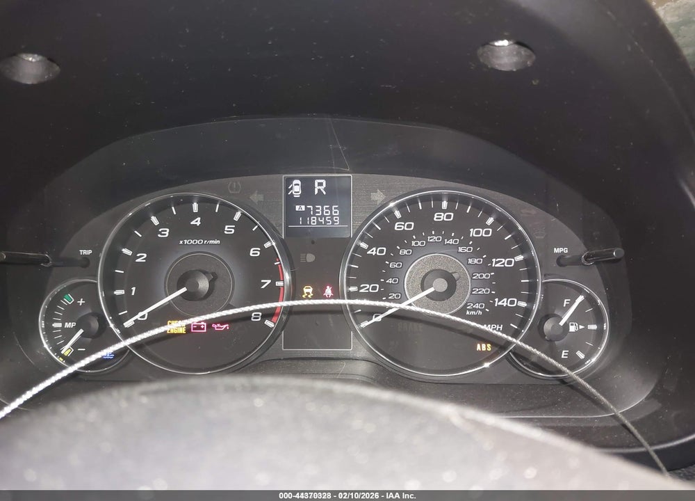 2012 SUBARU LEGACY 2.5I PREMIUM VIN: 4S3BMAC68C1013273