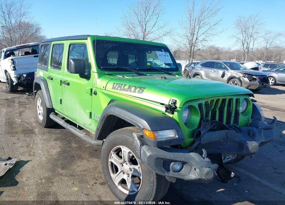 2019 JEEP WRANGLER UNLIMITED SPORT S 4X4 VIN: 1C4HJXDG8KW538252