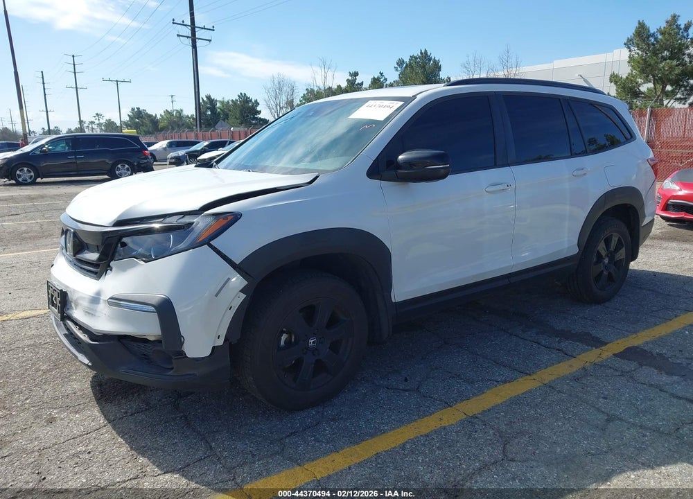 2022 HONDA PILOT AWD TRAILSPORT VIN: 5FNYF6H86NB088771
