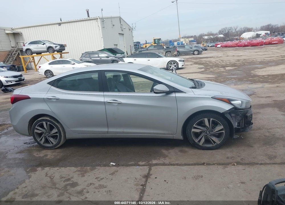 2014 HYUNDAI ELANTRA LIMITED VIN: 5NPDH4AE7EH456468