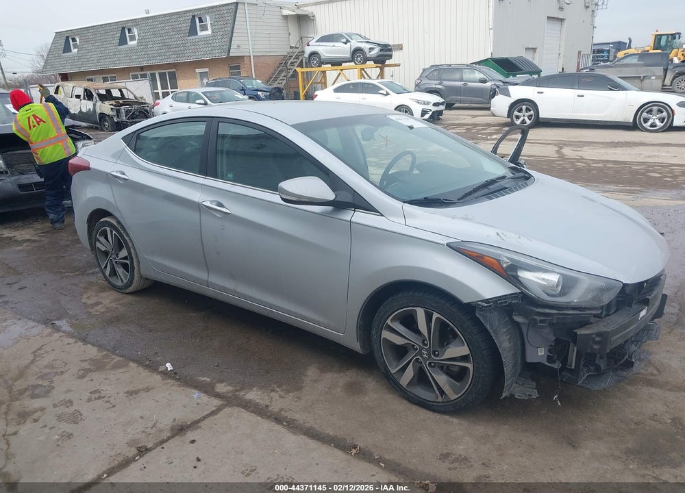 2014 HYUNDAI ELANTRA LIMITED VIN: 5NPDH4AE7EH456468