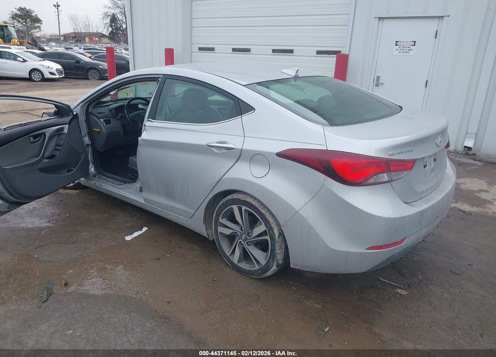 2014 HYUNDAI ELANTRA LIMITED VIN: 5NPDH4AE7EH456468