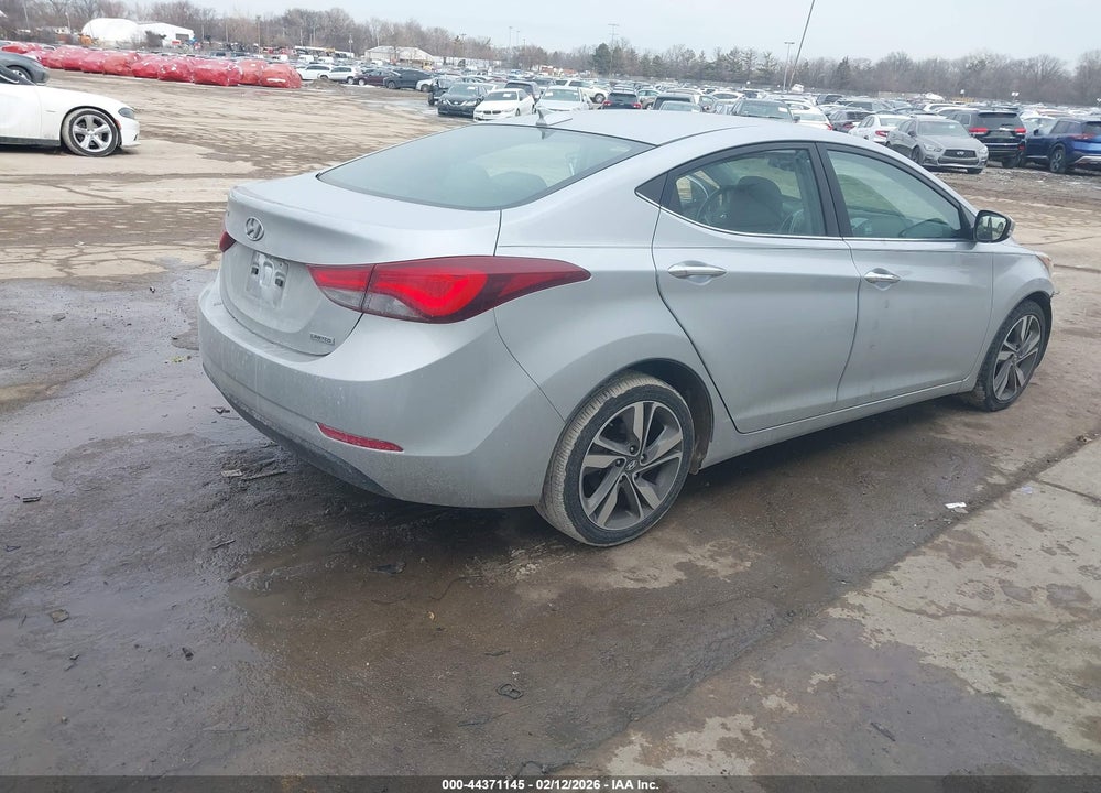 2014 HYUNDAI ELANTRA LIMITED VIN: 5NPDH4AE7EH456468