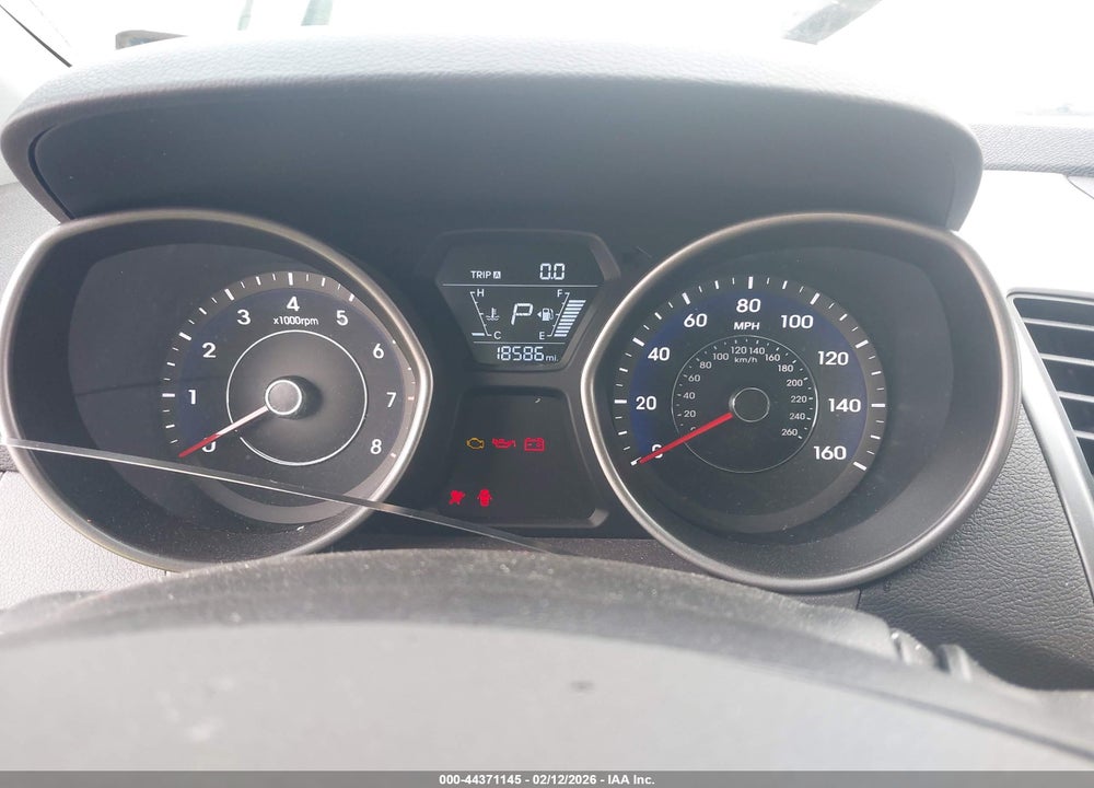 2014 HYUNDAI ELANTRA LIMITED VIN: 5NPDH4AE7EH456468