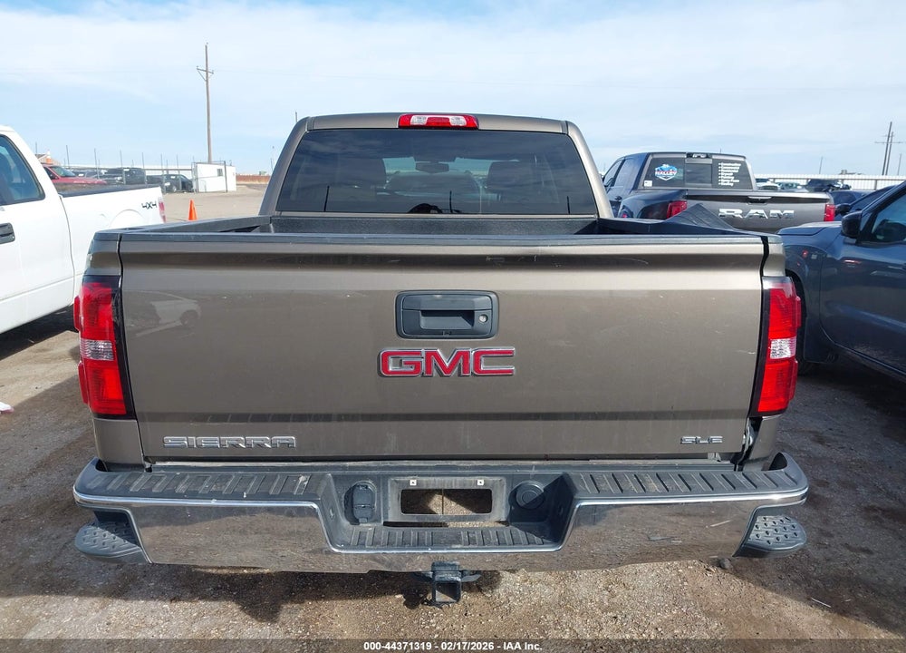 2015 GMC SIERRA 1500 SLE VIN: 3GTP1UEC6FG167067