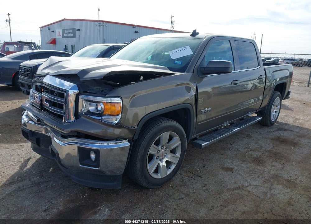 2015 GMC SIERRA 1500 SLE VIN: 3GTP1UEC6FG167067
