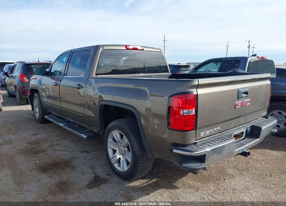 2015 GMC SIERRA 1500 SLE VIN: 3GTP1UEC6FG167067