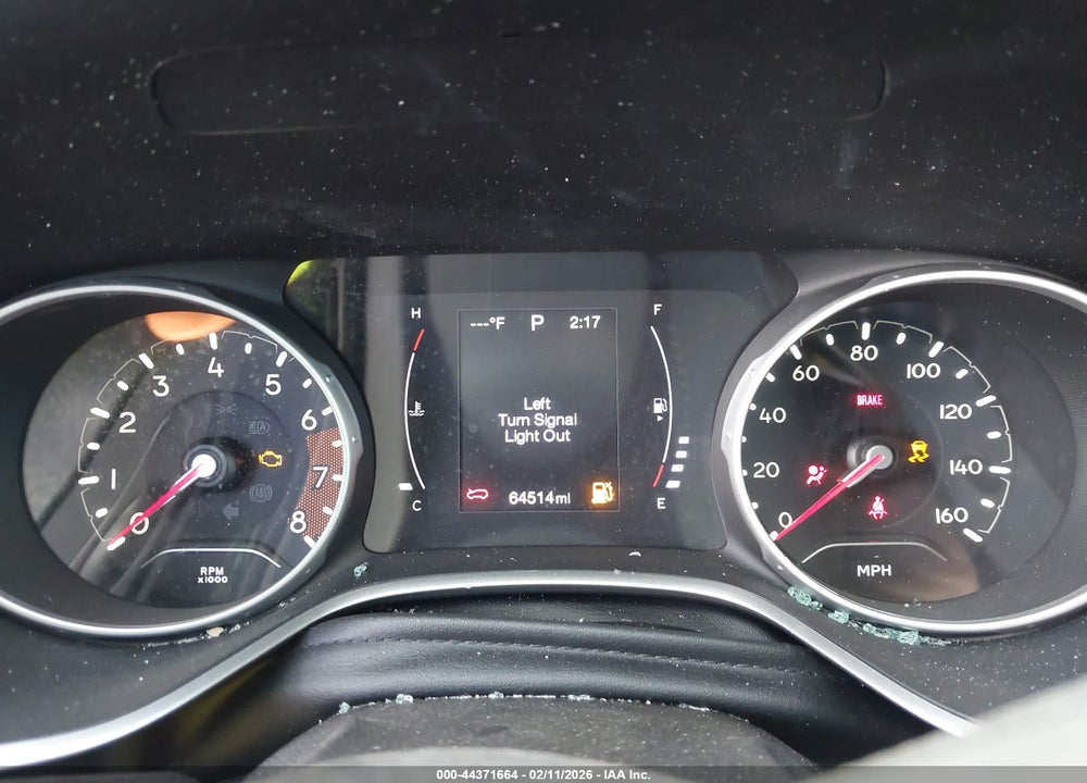 2018 JEEP COMPASS SPORT 4X4 VIN: 3C4NJDAB2JT308124