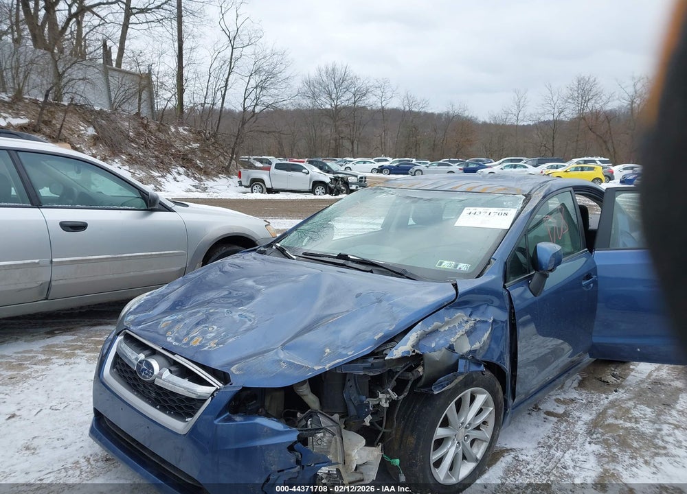2012 SUBARU IMPREZA 2.0I PREMIUM VIN: JF1GJAB65CH015821