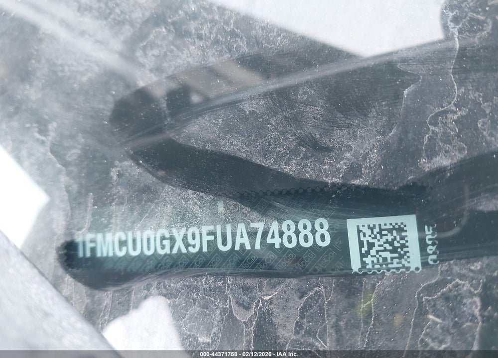 2015 FORD ESCAPE SE VIN: 1FMCU0GX9FUA74888