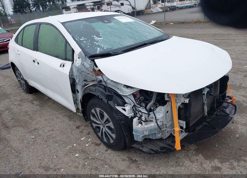 2021 TOYOTA COROLLA HYBRID LE VIN: JTDEAMDE3MJ015835