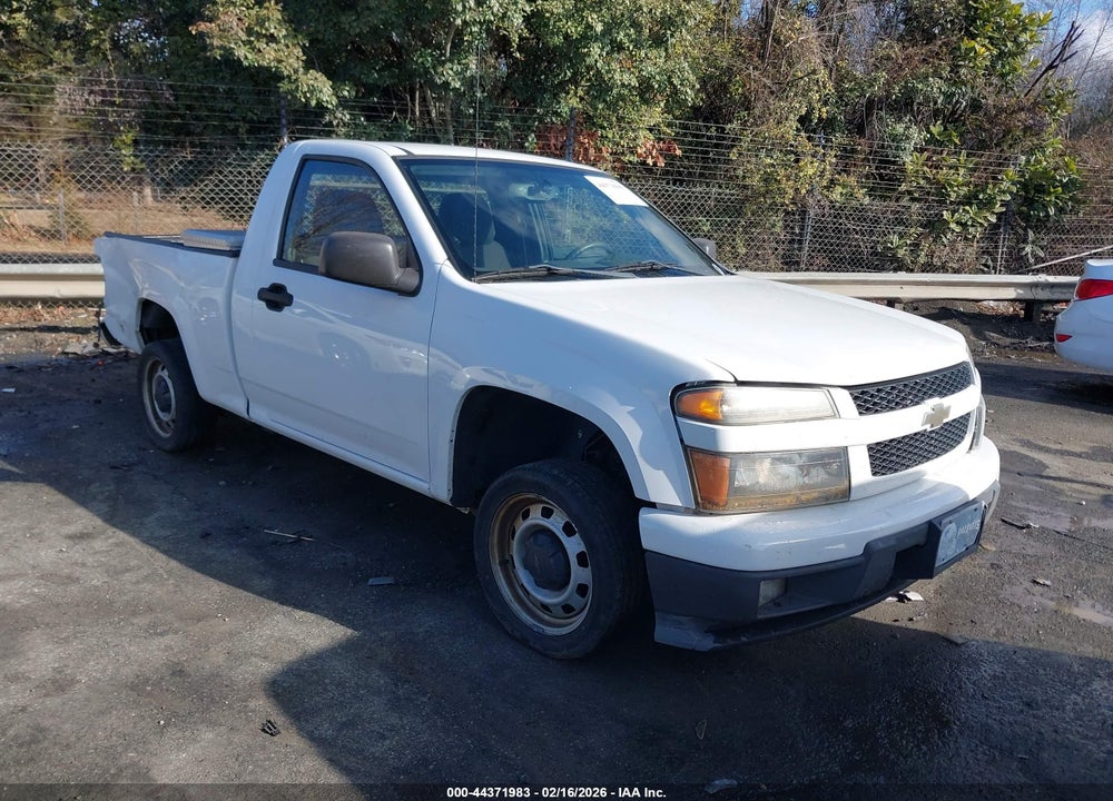 2011 CHEVROLET COLORADO WORK TRUCK VIN: 1GCCSBF98B8122585