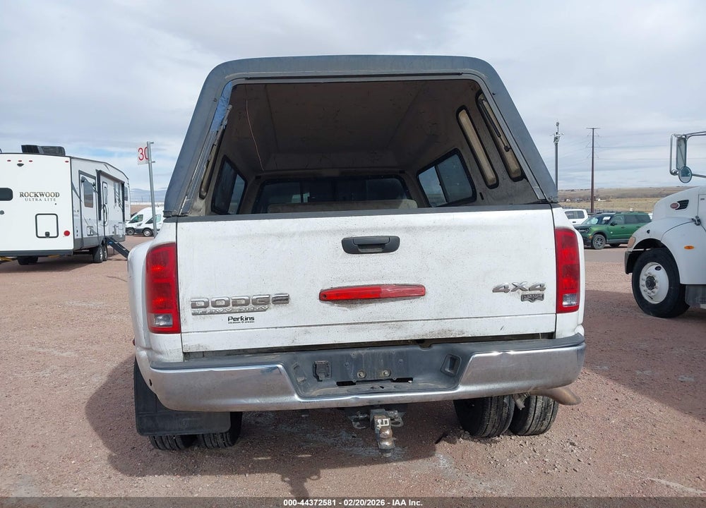 2004 DODGE RAM 3500 SLT/LARAMIE VIN: 3D7MU48C94G269553