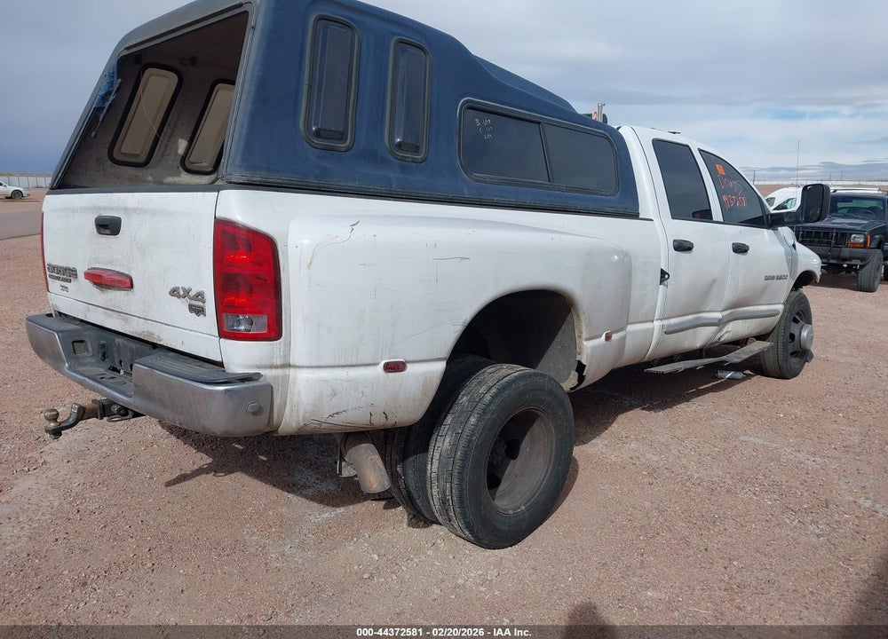 2004 DODGE RAM 3500 SLT/LARAMIE VIN: 3D7MU48C94G269553