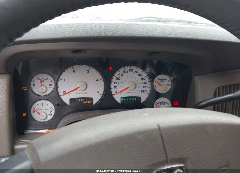 2004 DODGE RAM 3500 SLT/LARAMIE VIN: 3D7MU48C94G269553