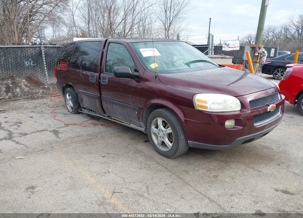 2008 CHEVROLET UPLANDER LS VIN: 1GNDV23168D160494