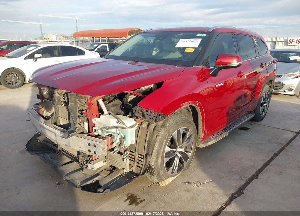 2021 TOYOTA HIGHLANDER HYBRID XLE VIN: 5TDGARAH0MS508394