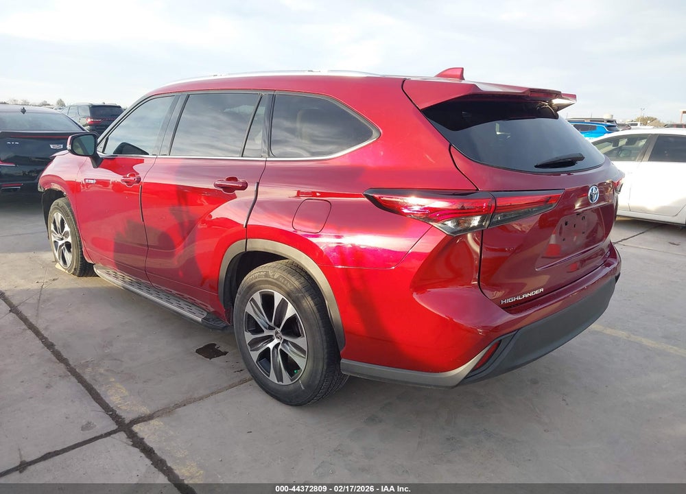 2021 TOYOTA HIGHLANDER HYBRID XLE VIN: 5TDGARAH0MS508394