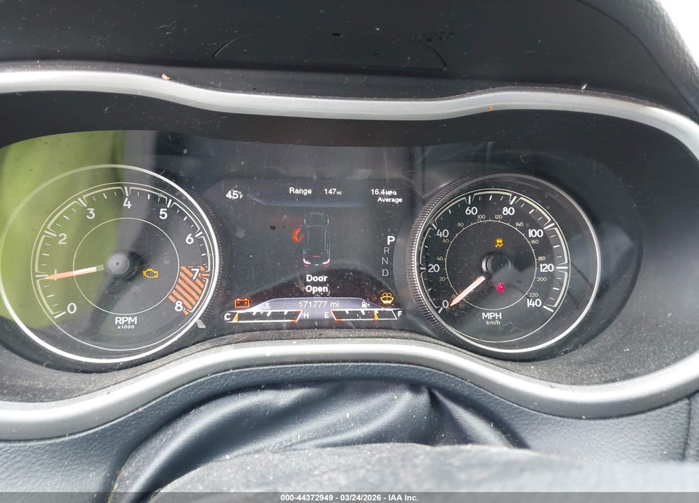 2014 JEEP CHEROKEE LIMITED VIN: 1C4PJMDS1EW166031