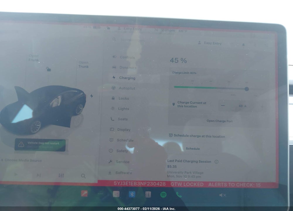 2022 TESLA MODEL 3 LONG RANGE DUAL MOTOR ALL-WHEEL DRIVE VIN: 5YJ3E1EB3NF230428