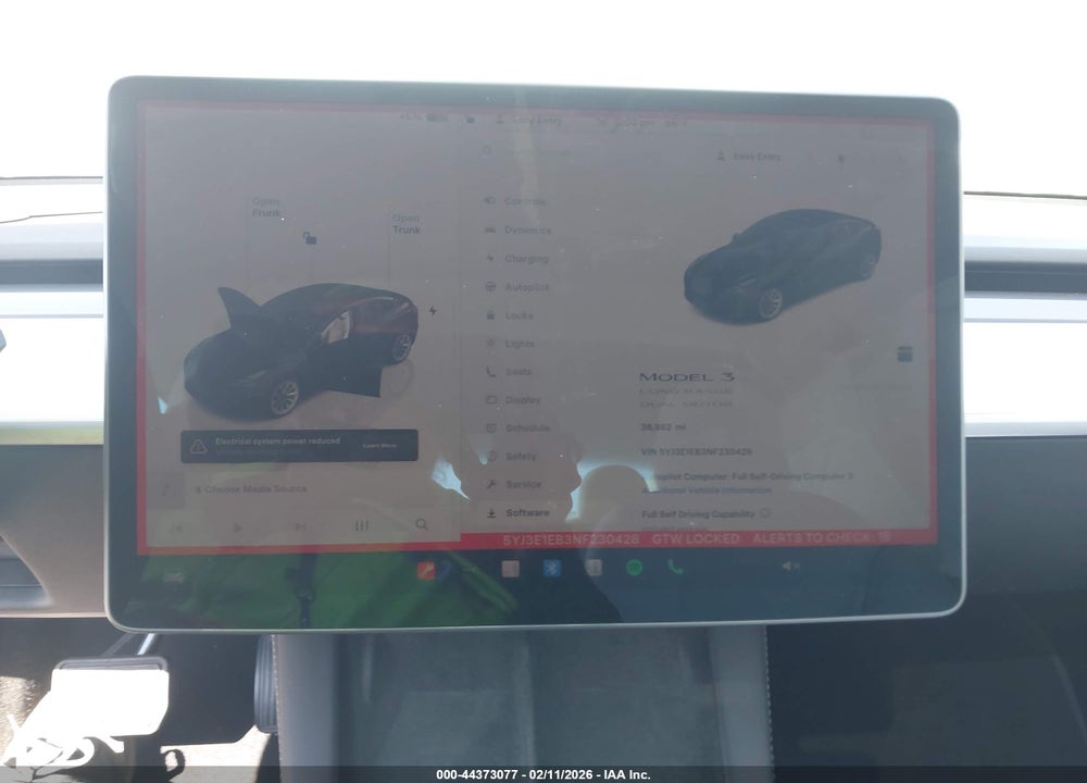 2022 TESLA MODEL 3 LONG RANGE DUAL MOTOR ALL-WHEEL DRIVE VIN: 5YJ3E1EB3NF230428