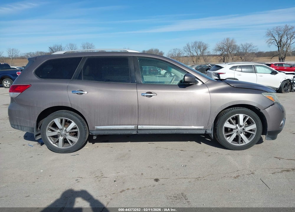 2014 NISSAN PATHFINDER PLATINUM VIN: 5N1AR2MM7EC662792