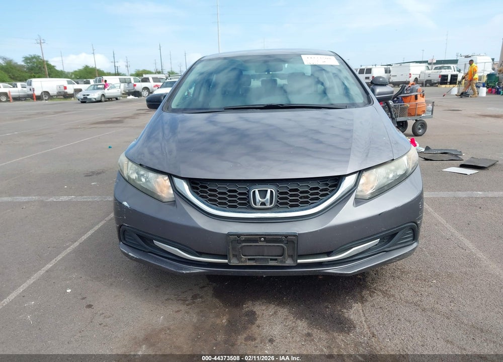 2014 HONDA CIVIC LX VIN: 19XFB2F50EE009184
