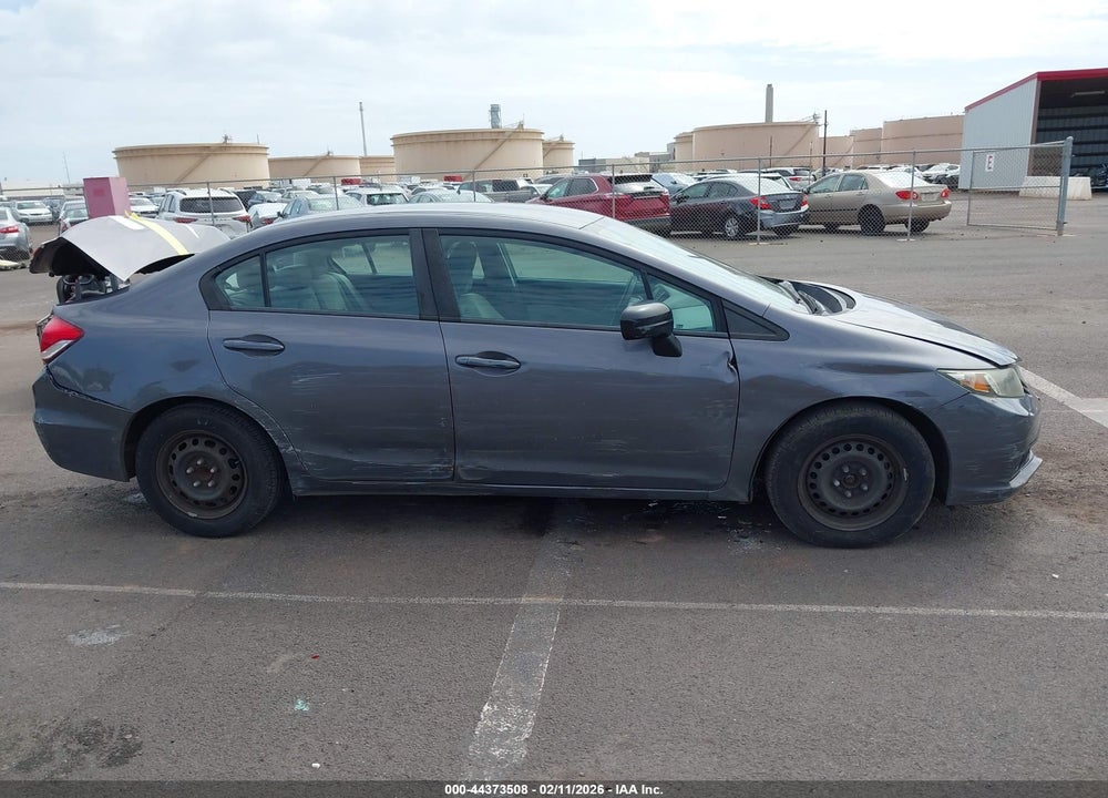 2014 HONDA CIVIC LX VIN: 19XFB2F50EE009184