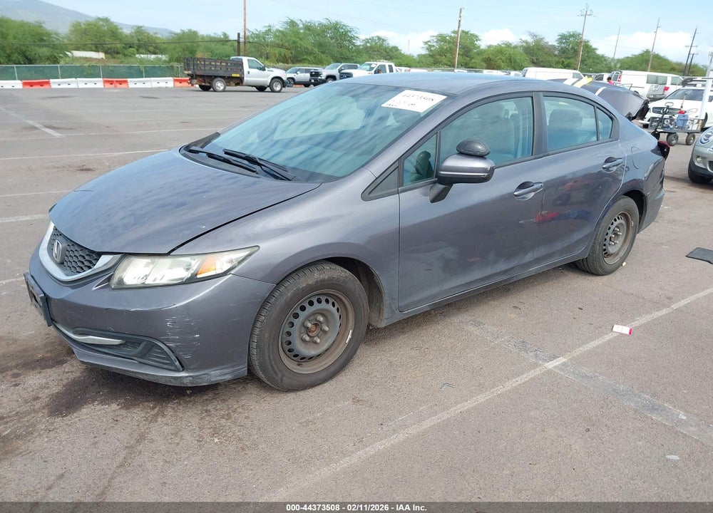 2014 HONDA CIVIC LX VIN: 19XFB2F50EE009184