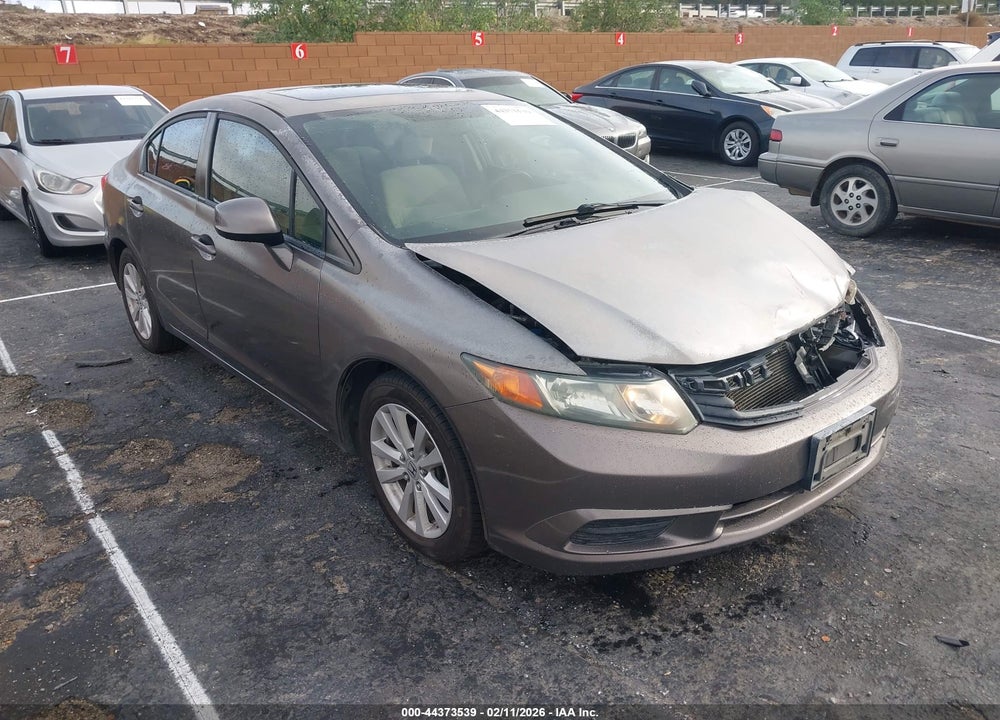 2012 HONDA CIVIC EX VIN: 2HGFB2F84CH514769