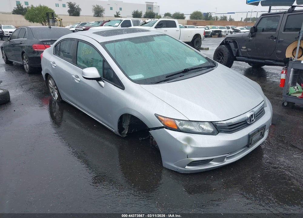 2012 HONDA CIVIC EX-L VIN: 2HGFB2F9XCH504546