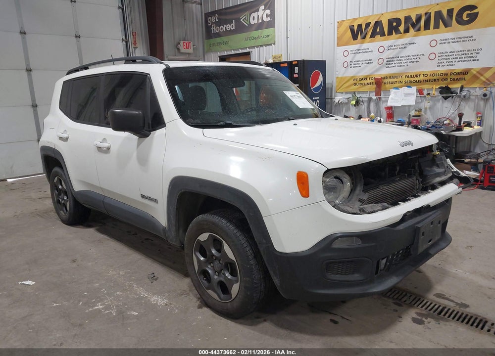 2016 JEEP RENEGADE SPORT VIN: ZACCJBAT7GPE16193
