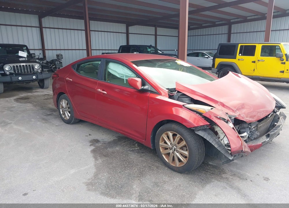 2014 HYUNDAI ELANTRA SE VIN: 5NPDH4AE8EH505502