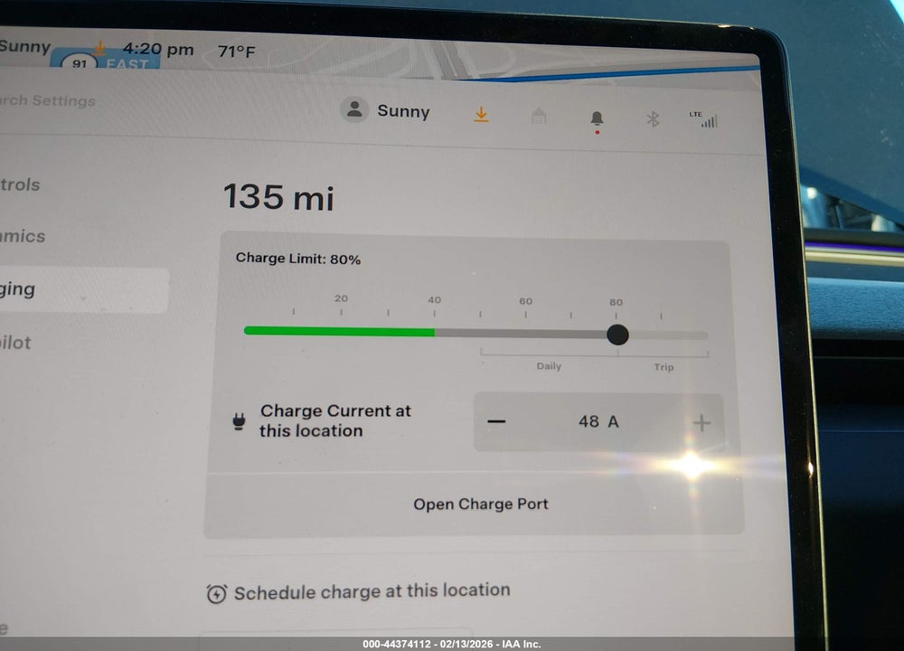 2025 TESLA MODEL 3 LONG RANGE REAR-WHEEL DRIVE/STANDARD REAR-WHEEL DRIVE VIN: 5YJ3E1EA1SF040243