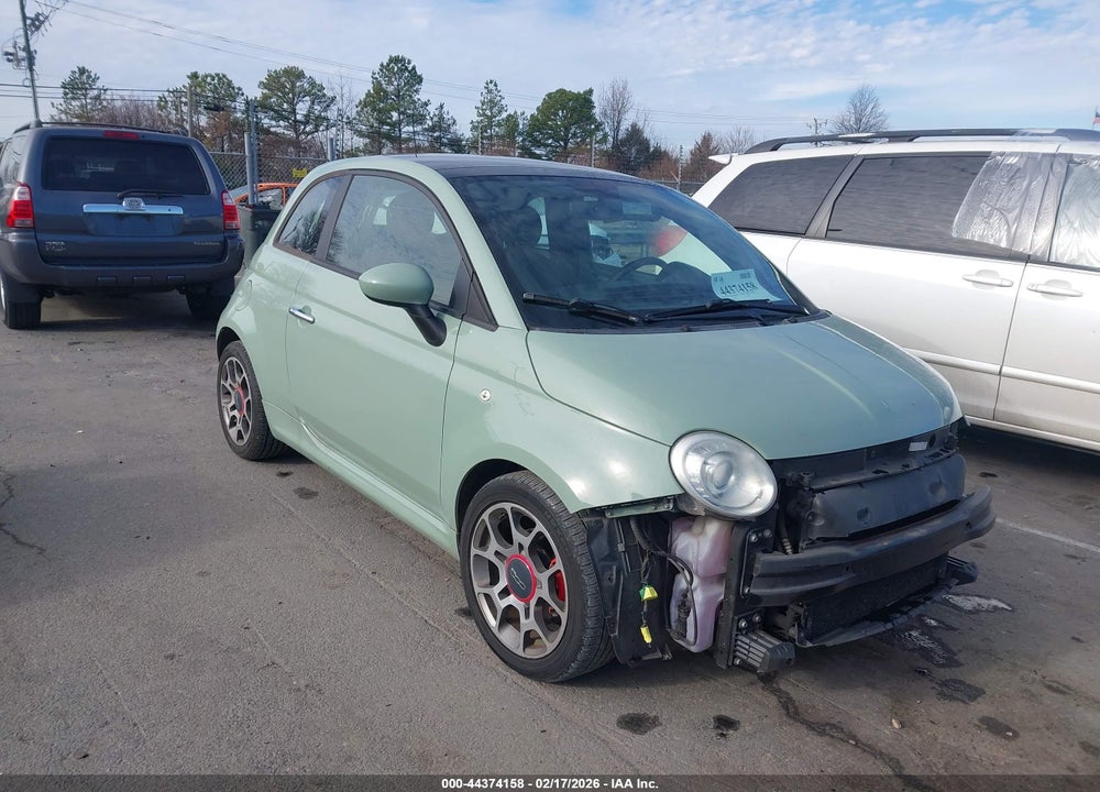 2012 FIAT 500 SPORT VIN: 3C3CFFBR2CT179616
