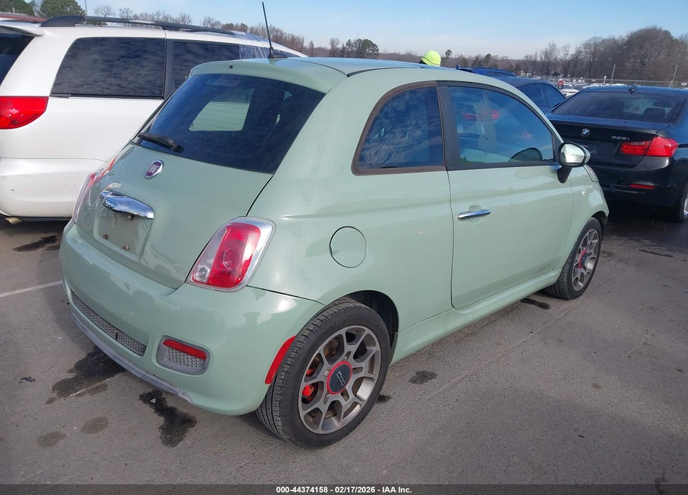 2012 FIAT 500 SPORT VIN: 3C3CFFBR2CT179616
