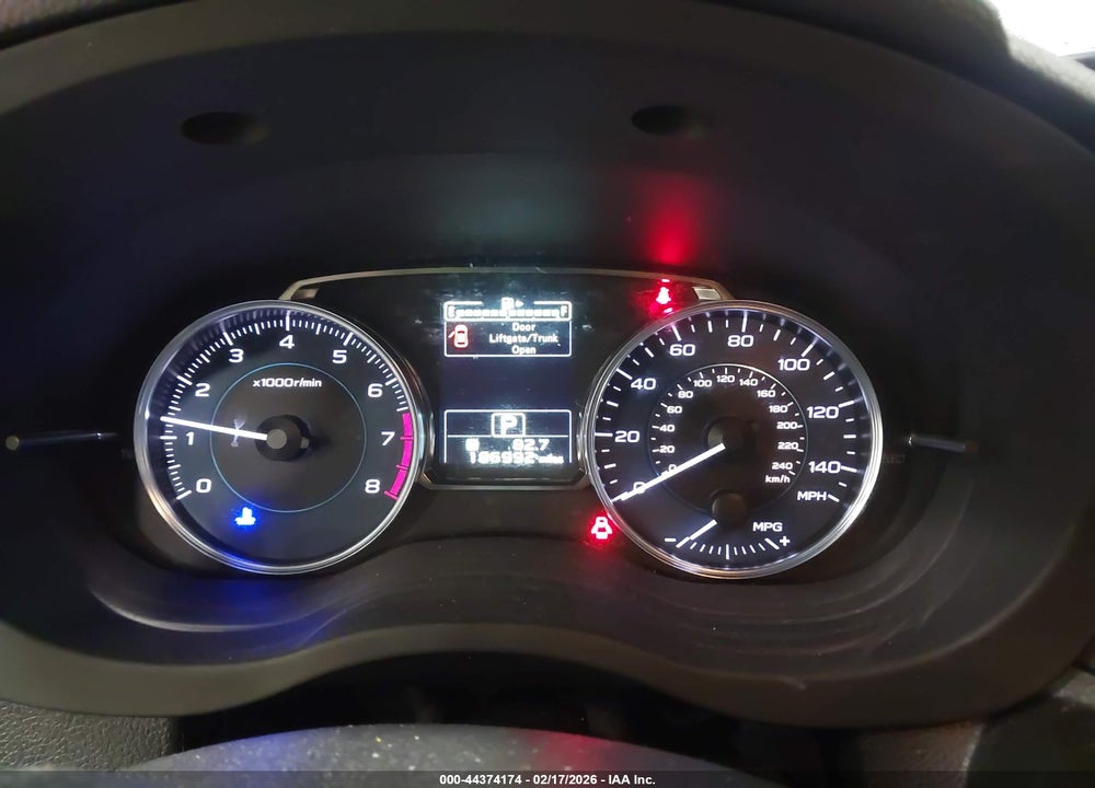 2016 SUBARU CROSSTREK 2.0I LIMITED VIN: JF2GPALC2G8226897