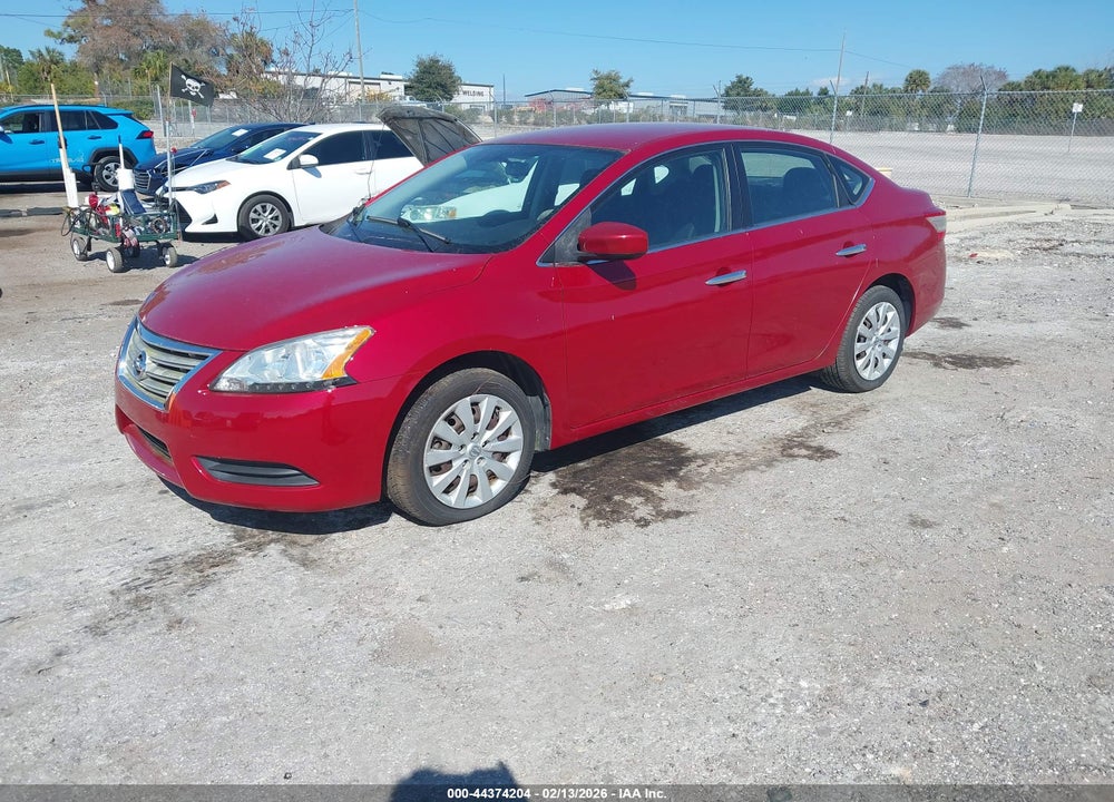2014 NISSAN SENTRA S VIN: 3N1AB7AP2EL636905