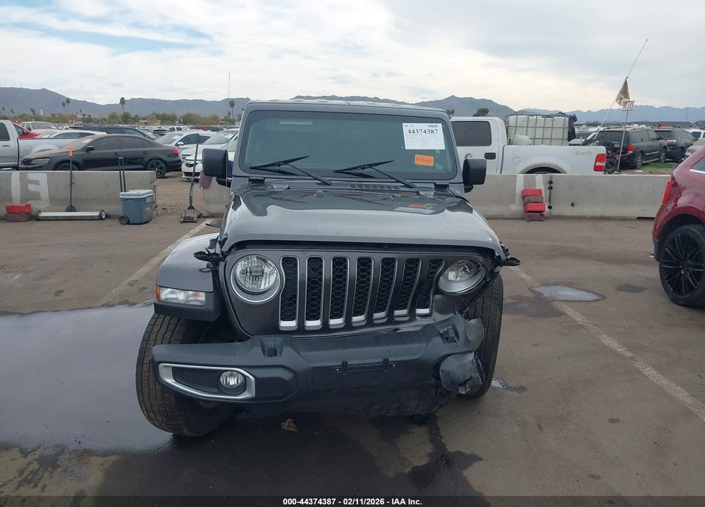 2022 JEEP GLADIATOR OVERLAND 4X4 VIN: 1C6HJTFG4NL144055