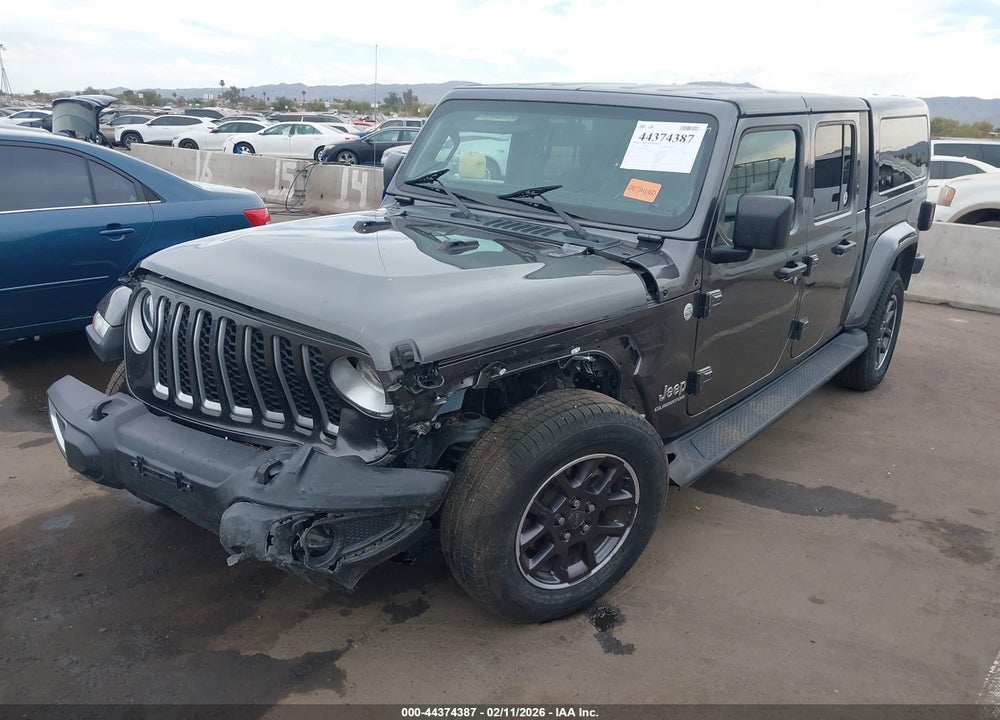 2022 JEEP GLADIATOR OVERLAND 4X4 VIN: 1C6HJTFG4NL144055