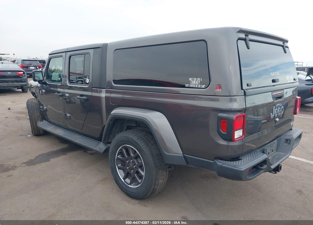 2022 JEEP GLADIATOR OVERLAND 4X4 VIN: 1C6HJTFG4NL144055